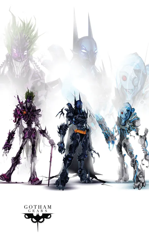 动漫机械怪物手机桌面壁纸