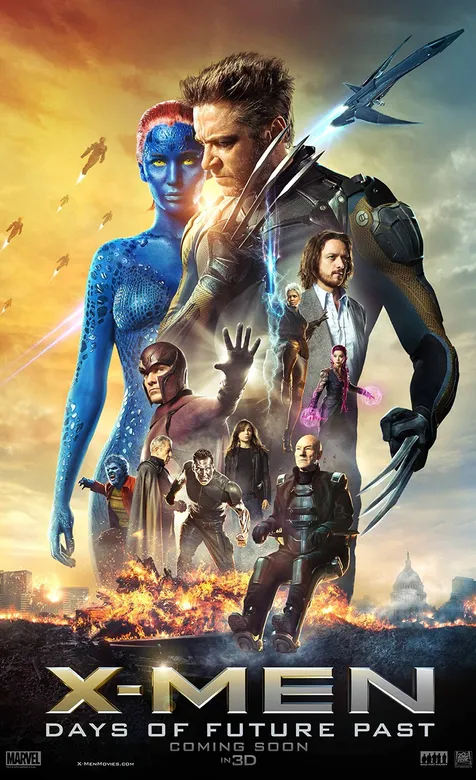 最新电影《X战警续集》酷炫海报手机壁纸