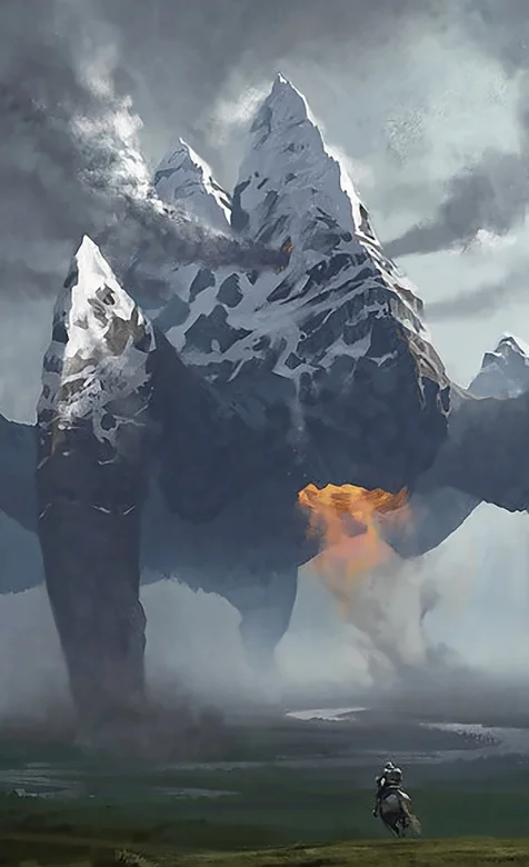 长了8条腿的山丘奇幻手机壁纸