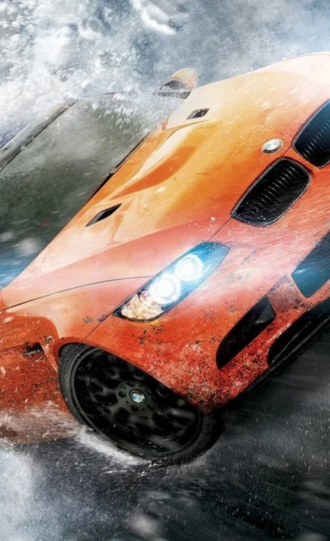 橙色宝马酷炫跑车手机桌面壁纸