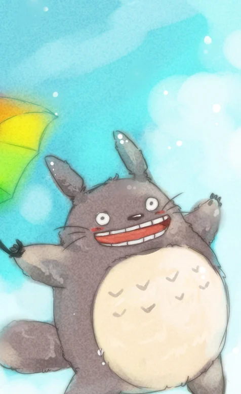 著名动漫-龙猫的手机壁纸下载