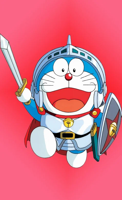 拿着剑的哆啦A梦手机壁纸