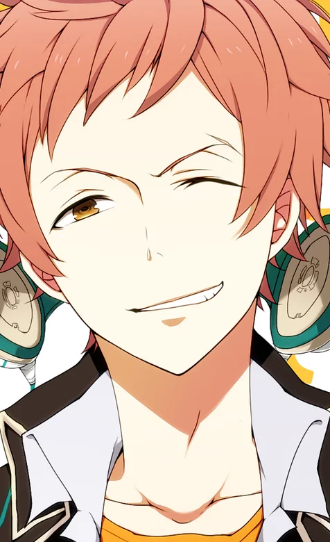 动漫男帅哥俏皮表情手机壁纸