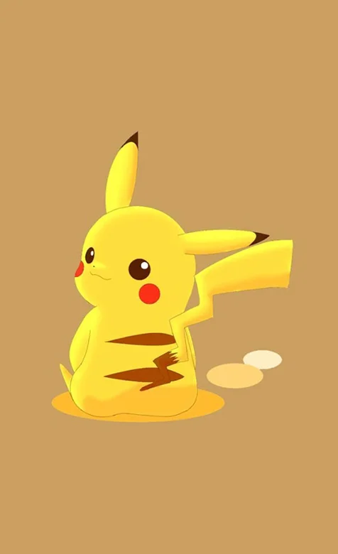 闪电皮卡丘苹果手机桌面图片