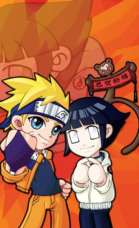 鸣人萌版可爱动漫手机壁纸