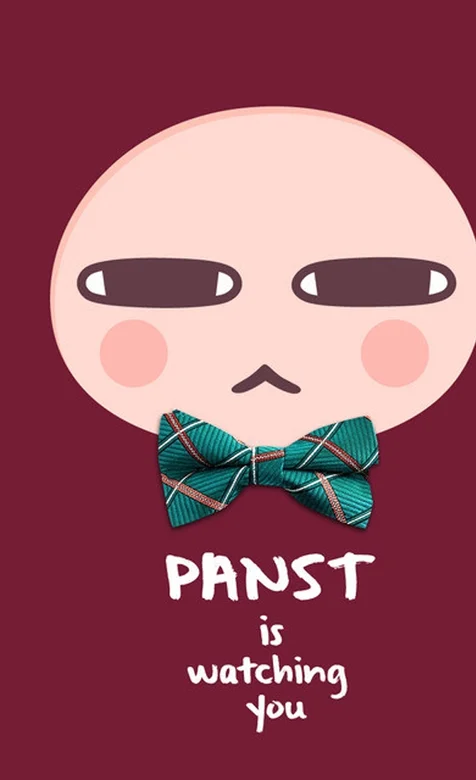 打着领结的动漫头像手机壁纸免费下载