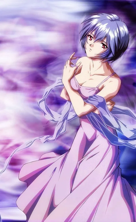 紫色裙子动漫女孩手机壁纸