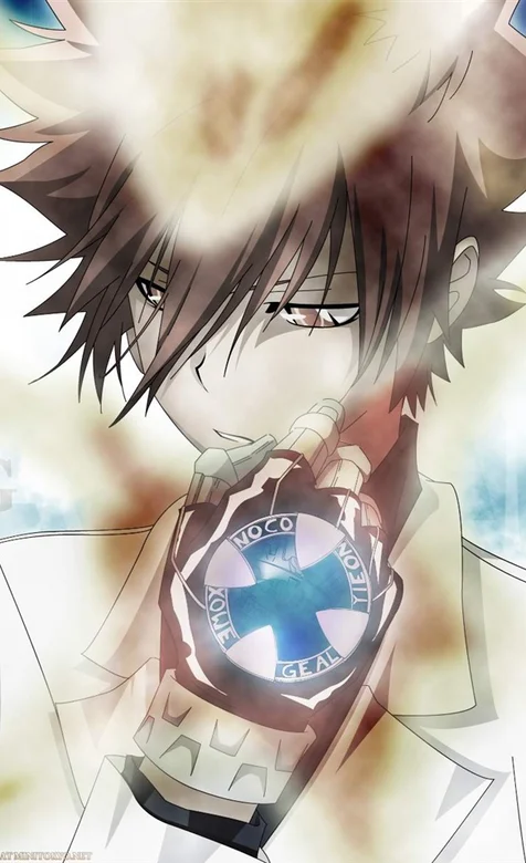 带手套的动漫型男手机壁纸