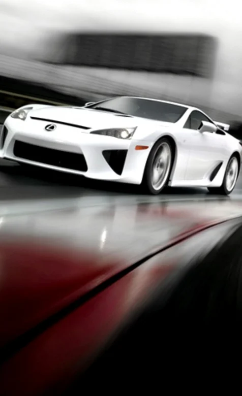 白色超跑酷炫手机桌面