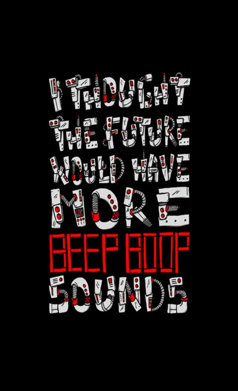 创意机械英文字母手机壁纸