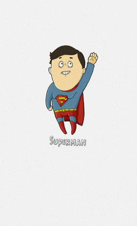搞笑超人动漫创意手机壁纸