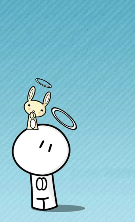 卡通小天使手机壁纸