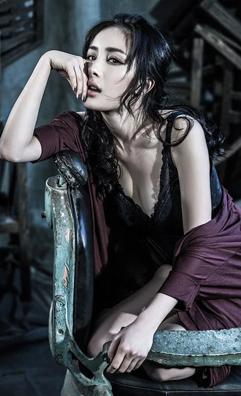 性感湿身杨幂个人手机壁纸