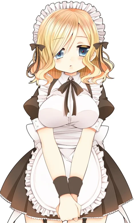 可爱的动漫二次元女仆手机壁纸下载