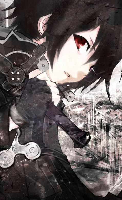 热门动漫《刀剑神域》拿着剑的帅哥手机壁纸