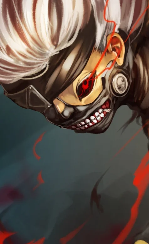 东京食尸鬼眼睛喷血的人物手机壁纸