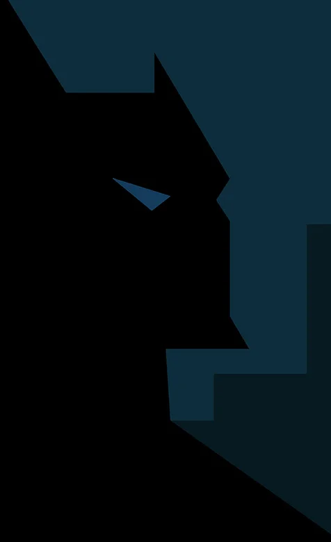 简约风精美的蝙蝠侠手机壁纸