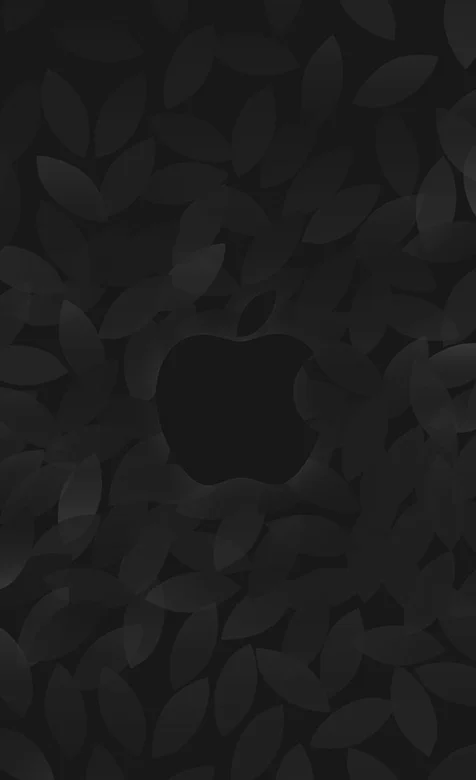 黑色苹果主题背景