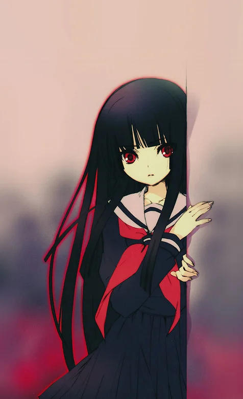 可爱卡通长发美女手机桌面