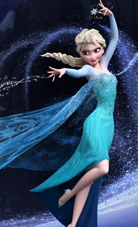 冰雪奇缘人物卡通手机桌面背景