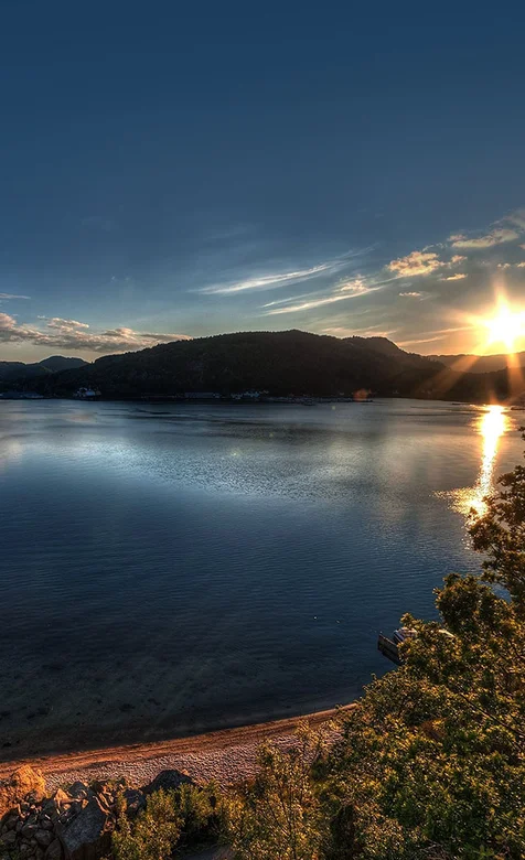 唯美的淡水湖风景手机壁纸