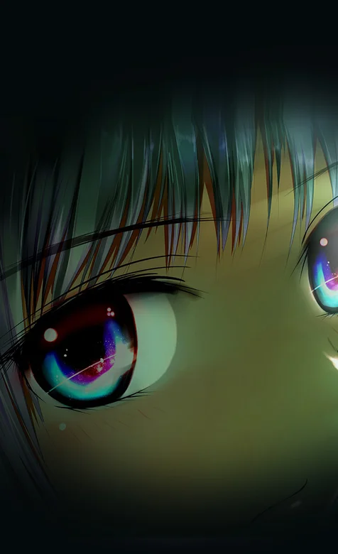 大眼睛动漫美女高清手机壁纸