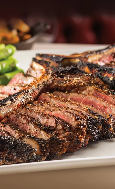 可口的欧式烤肉个性美食手机壁纸