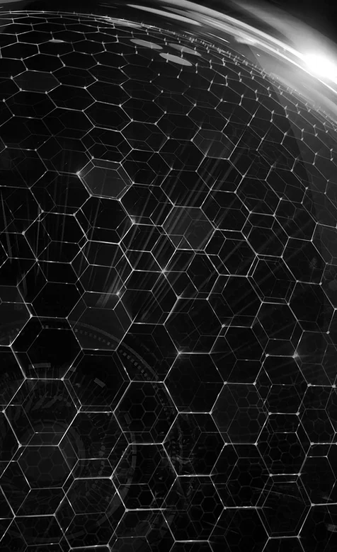 黑色蜂窝格子纹高清壁纸