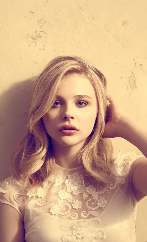 好莱坞美女明星个性黄色调手机桌面壁纸