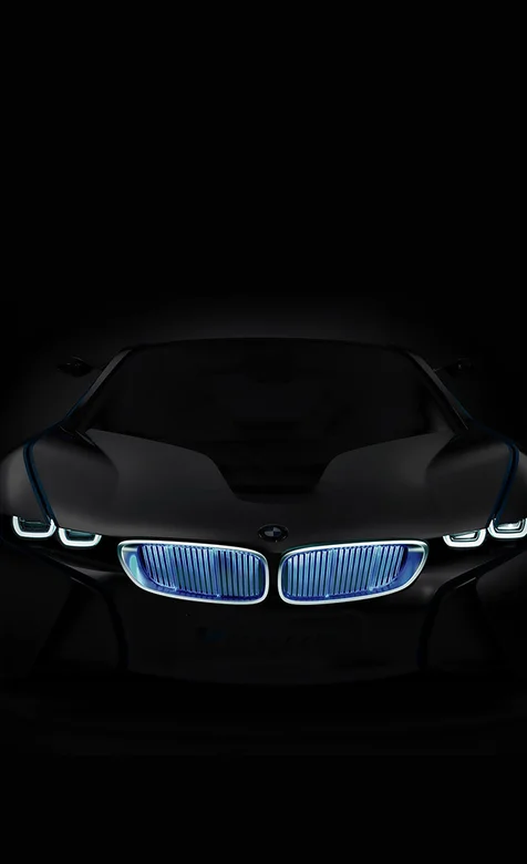 黑色宝马车首-黑夜中的幽灵