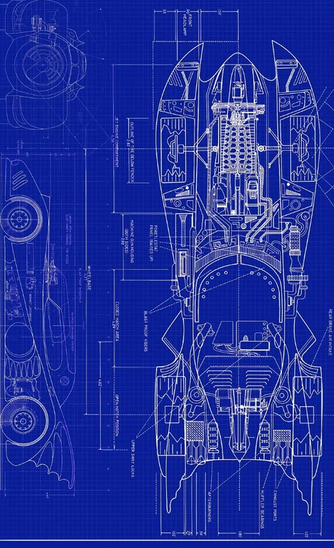 F1赛车手绘设计图纸手机壁纸