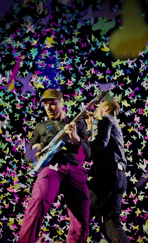 欧美摇滚歌手炫丽舞台照