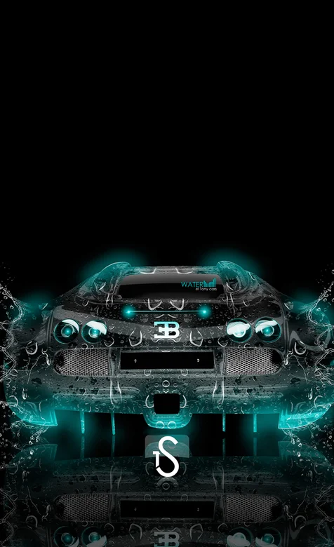 炫丽跑车背影手机壁纸下载