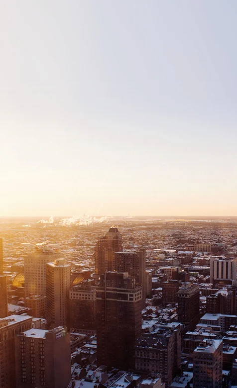 冬天的城市苹果手机壁纸