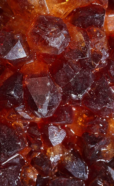 橙红色水晶个性手机桌面