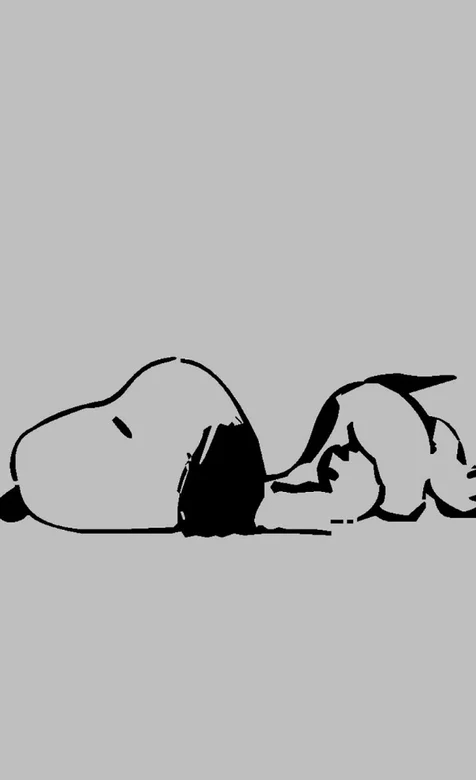 手绘史努比手机壁纸