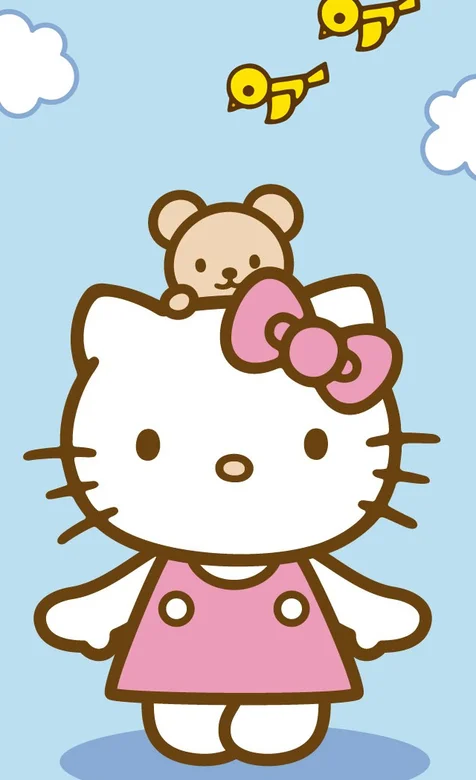 动漫人物Hello Kitty手机桌面