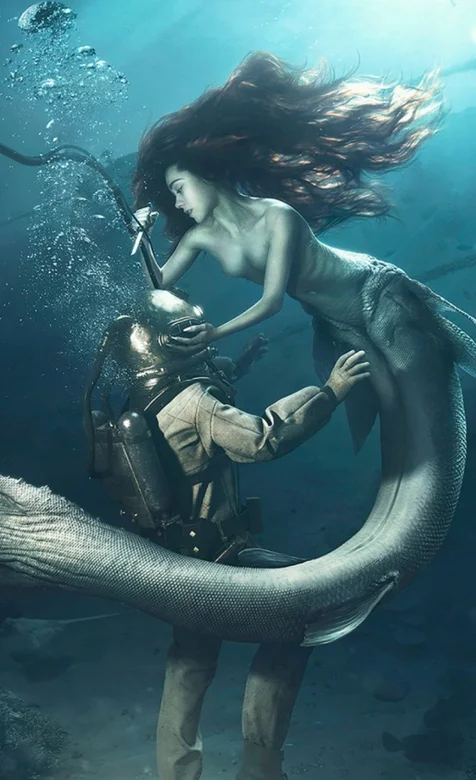 动漫美人鱼高清手机壁纸下载