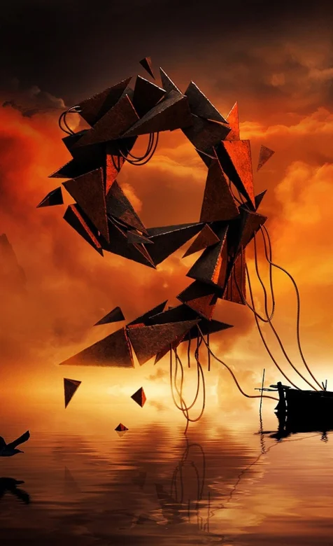 创意的数字9高清手机桌面背景