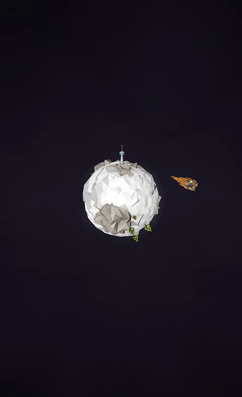 黑色背景下的星球精明手机壁纸