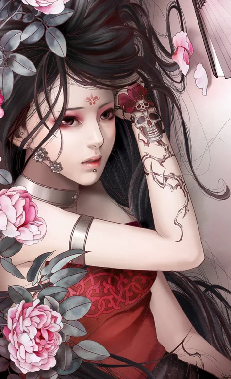 花一样的古装美女女神手机图片