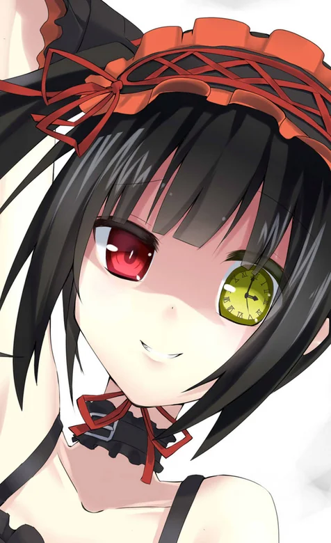 时崎狂三动漫头像高清手机背景图片