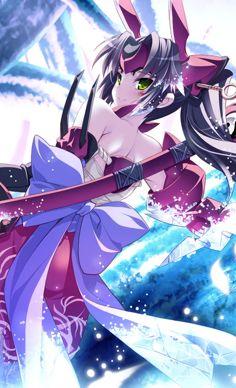 和服美女武士手机壁纸下载