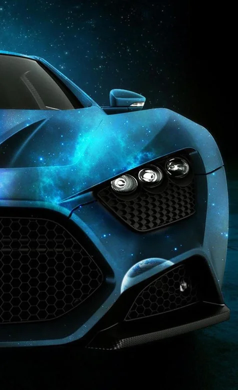 超级跑车蓝色幽魂高清桌面