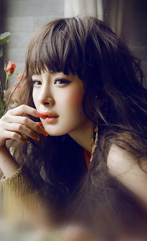 美女明星杨幂个性摄影写真手机壁纸下载
