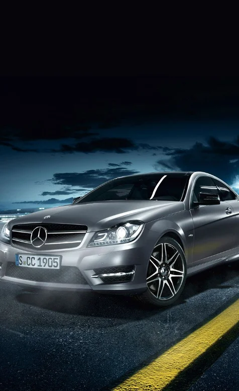 高级轿车奔驰C系手机图片