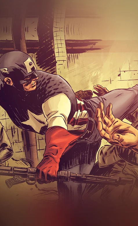 美国队长漫画手绘壁纸