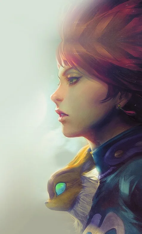 炫酷动漫美女高清手绘图片