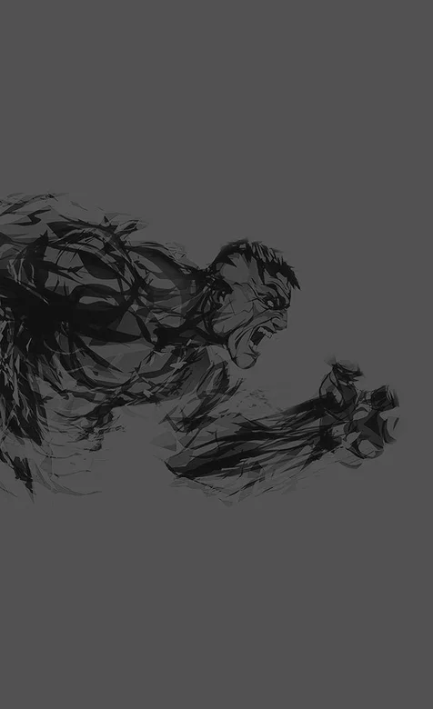 绿巨人手绘手机壁纸