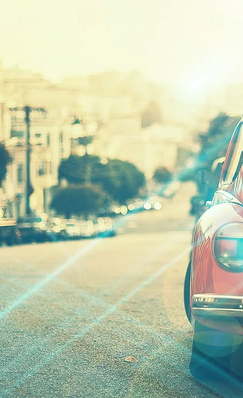 唯美的城市公路